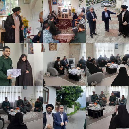 دیدار مسئولان با خانواده شهدا در تنکابن دیدار مسئولان با خانواده شهدا در تنکابن