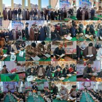 محفل نورانی انس با قرآن در مسجد جامع خرم‌آباد تنکابن برگزار شد