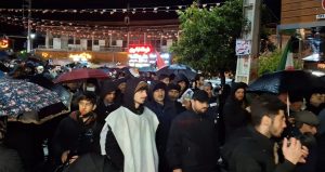 مطالبه بحق مردم ولایتمدار شهرستان تنکابن در هشتمین شب اجتماع رهبر شهید