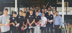پشتیبانی مردمی از قهرمانان تکواندو؛ تجلیل باشکوه تنکابن از تیم ملی