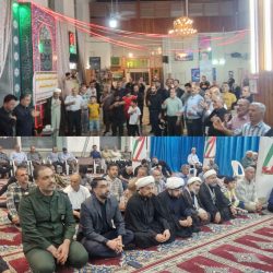 مردم نشتا و خرم‌آباد با حضور پرشور در مراسم بزرگداشت امام راحل و شهدای ۱۵ خرداد تجدید میثاق کردند